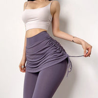 High Waist 2 in 1 Fitness skirt with Leggings