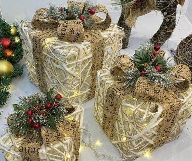 3pcs Christmas Gift Box Packaging