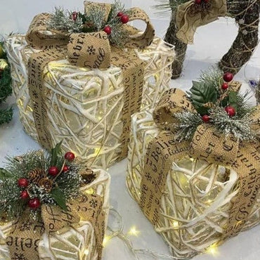 3pcs Christmas Gift Box Packaging