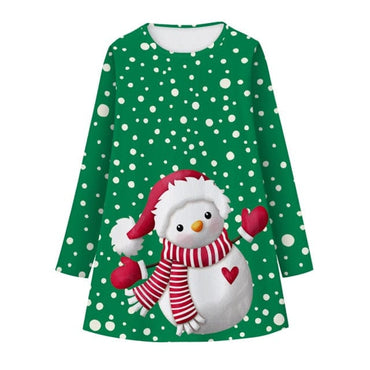 Girls Christmas Santa Claus Party Clothing