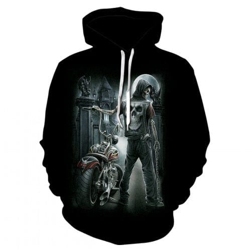 Long-sleeved 3d Pullover Hoodie