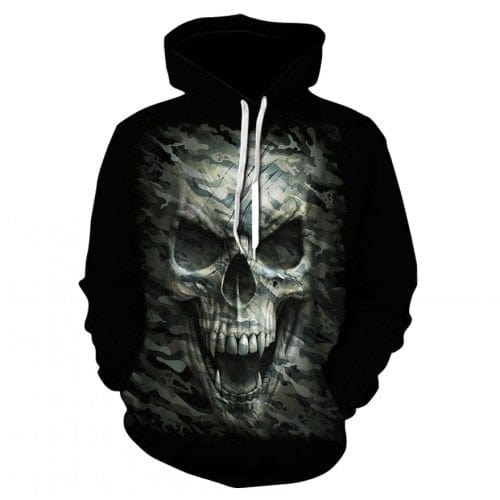 Long-sleeved 3d Pullover Hoodie