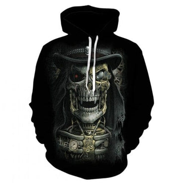 Long-sleeved 3d Pullover Hoodie