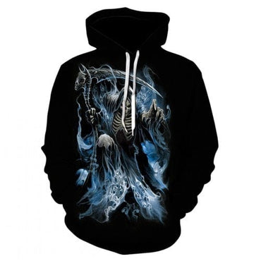 Long-sleeved 3d Pullover Hoodie