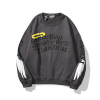 Cotton Rich Velvet Long Sleeve Hip Hop Sweatshirt
