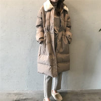 Drawstring Chic Oversize Winter Jacket