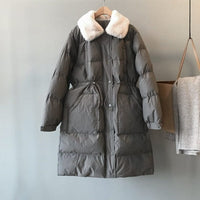 Drawstring Chic Oversize Winter Jacket