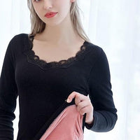 Winter Thermal Lace Underwear