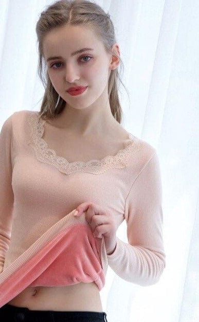 Winter Thermal Lace Underwear