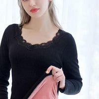 Winter Thermal Lace Underwear