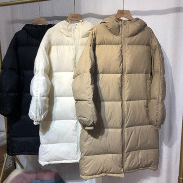 Long Oversized Hooded Winter Warm Coat