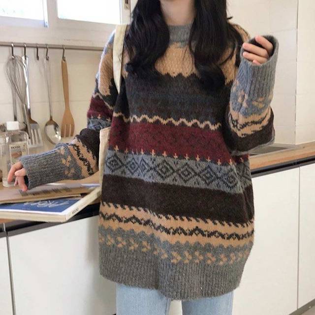 Striped Oversize Sweater