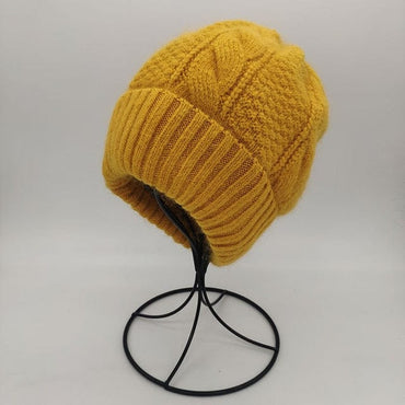 7 colors solid winter skullies hat