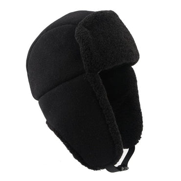 Wool Fur Bomber Hat