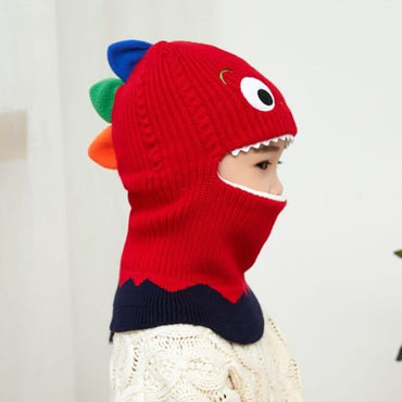 Children's Scarf Hat Dinosaur Beanie