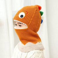 Children's Scarf Hat Dinosaur Beanie