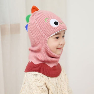 Children's Scarf Hat Dinosaur Beanie