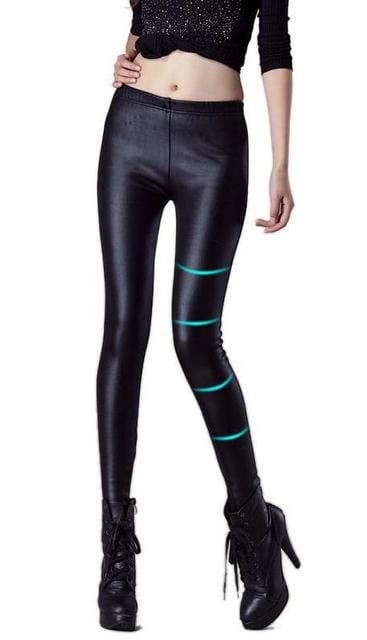 Thickened Satin Elastic Thermal Leggings