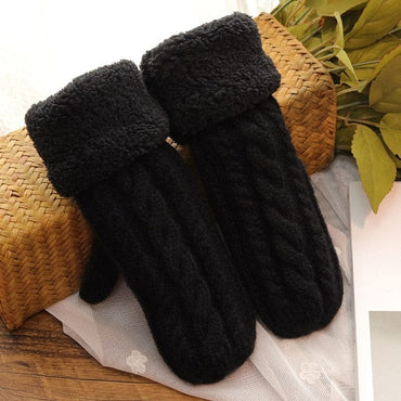 Double Thicken Warm Winter Gloves