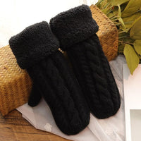 Double Thicken Warm Winter Gloves