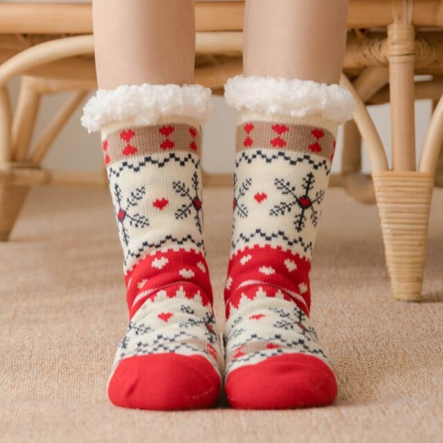 Winter Cartoon Carpet Socks