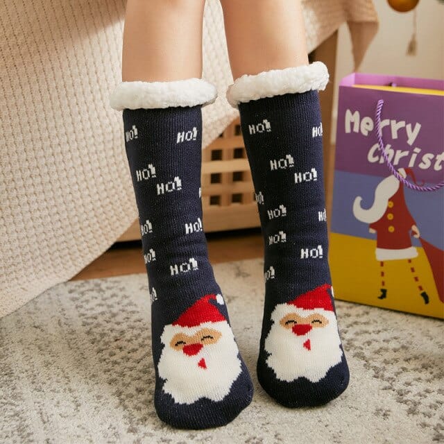 Winter Cartoon Carpet Socks