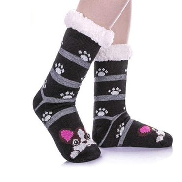 Winter Cartoon Carpet Socks