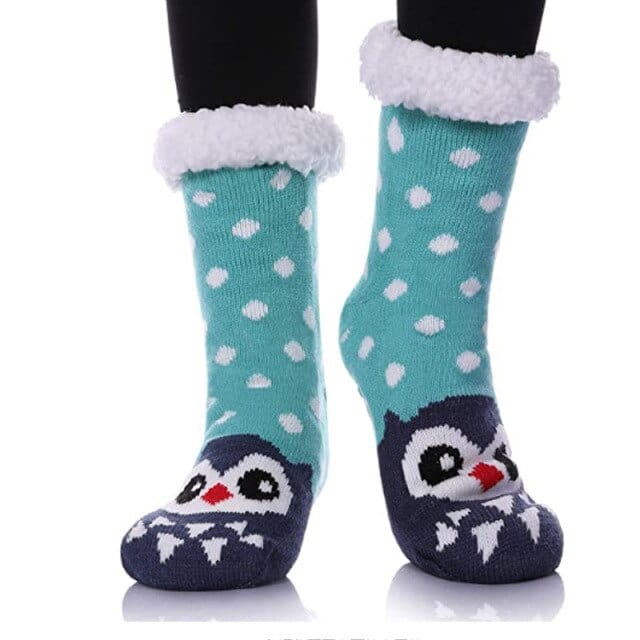 Winter Cartoon Carpet Socks