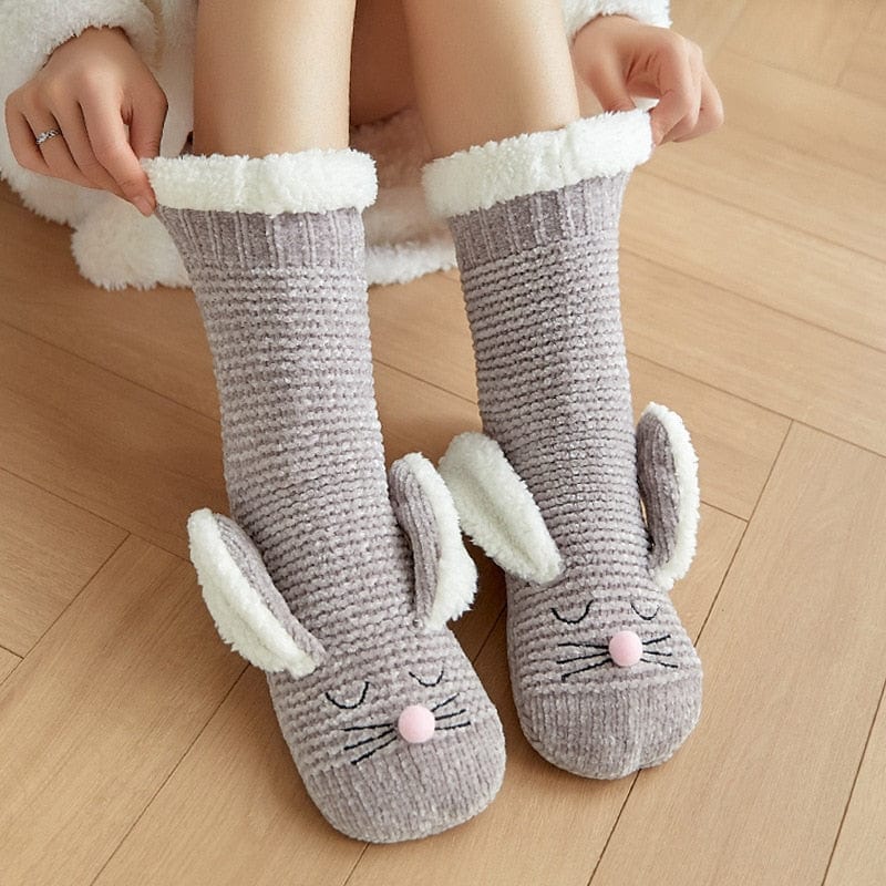 Cartoon Warm Winter Floor Socks