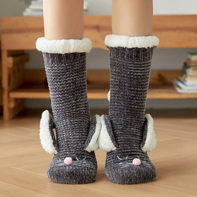 Cartoon Warm Winter Floor Socks