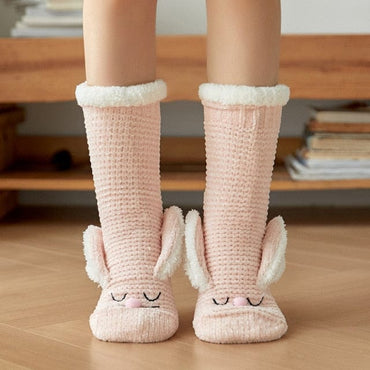 Cartoon Warm Winter Floor Socks