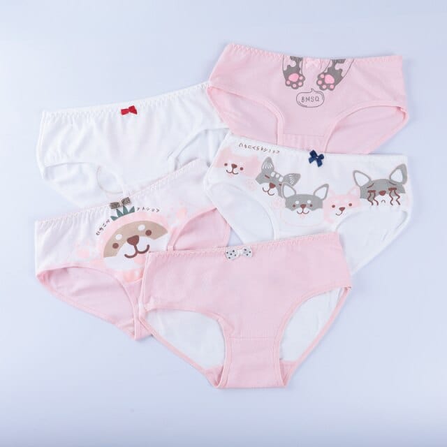 Girls Cotton Briefs 5PCS/LOT