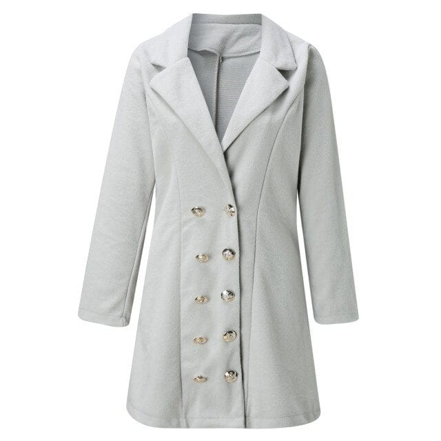 Winter Faux Trench Coat