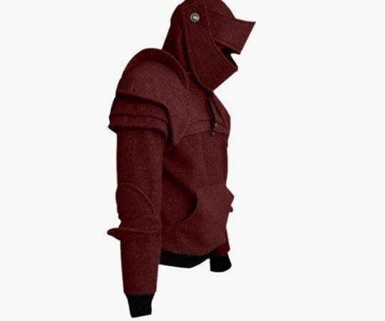 Medieval Knight Hooded Sweat Top