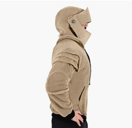 Medieval Knight Hooded Sweat Top