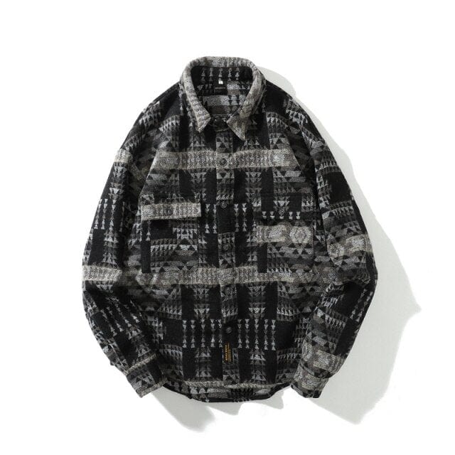 Winter Wool Flannel Shirt