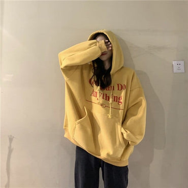 Oversized Hooded Girls Sweat Top