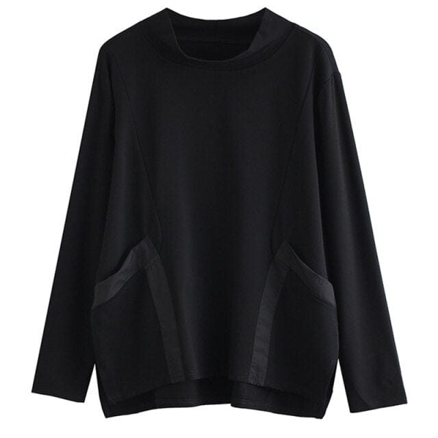 Loose Fit Black Sweatshirt