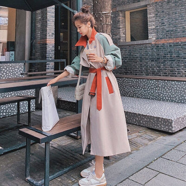 Patchwork Duster Coat