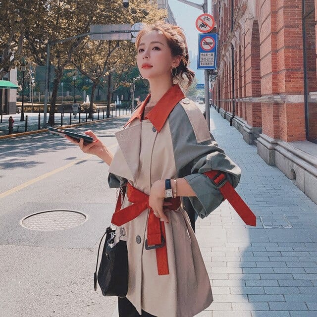 Patchwork Duster Coat