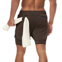 2-in-1 safety pocket sports shorts
