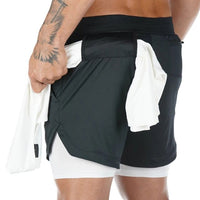 2-in-1 safety pocket sports shorts