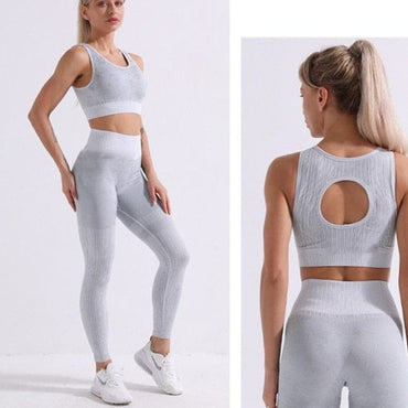 Seamless Two Piece Gym Outfit