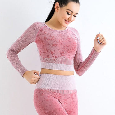 Seamless Two Piece Gym Outfit