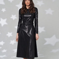 Faux Leather Sexy Club Wear