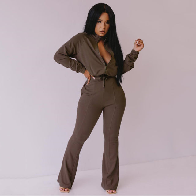 Elegant 2Pcs Tracksuit