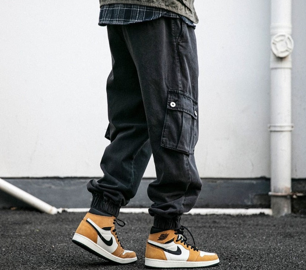 American Retro Streetwear Pants