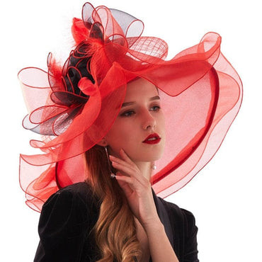 Organza Derby Party Hat