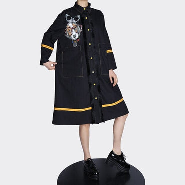 Unique Style Cartoon Loose Dress