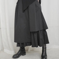 Solid Designer Streetwear Skirt